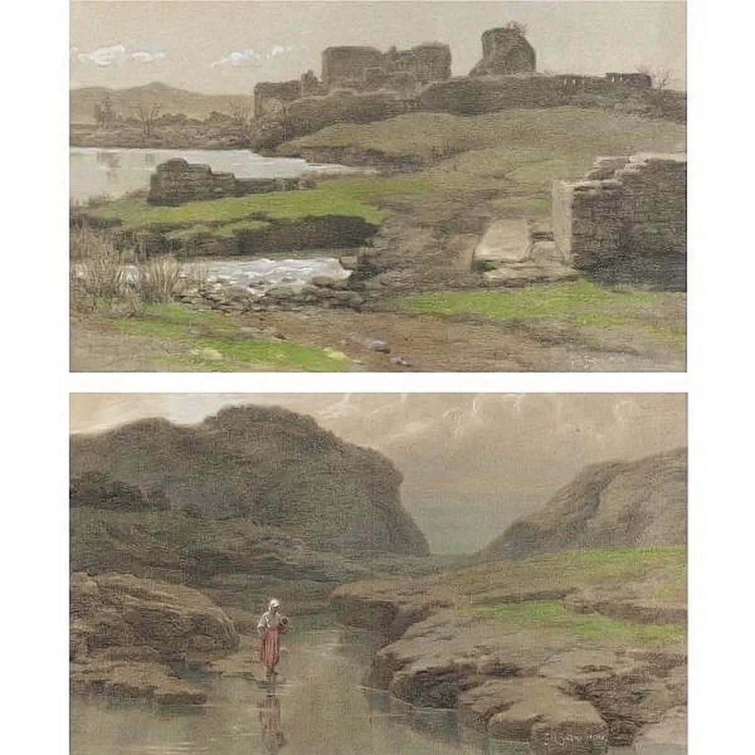 Vedute della campagna romana